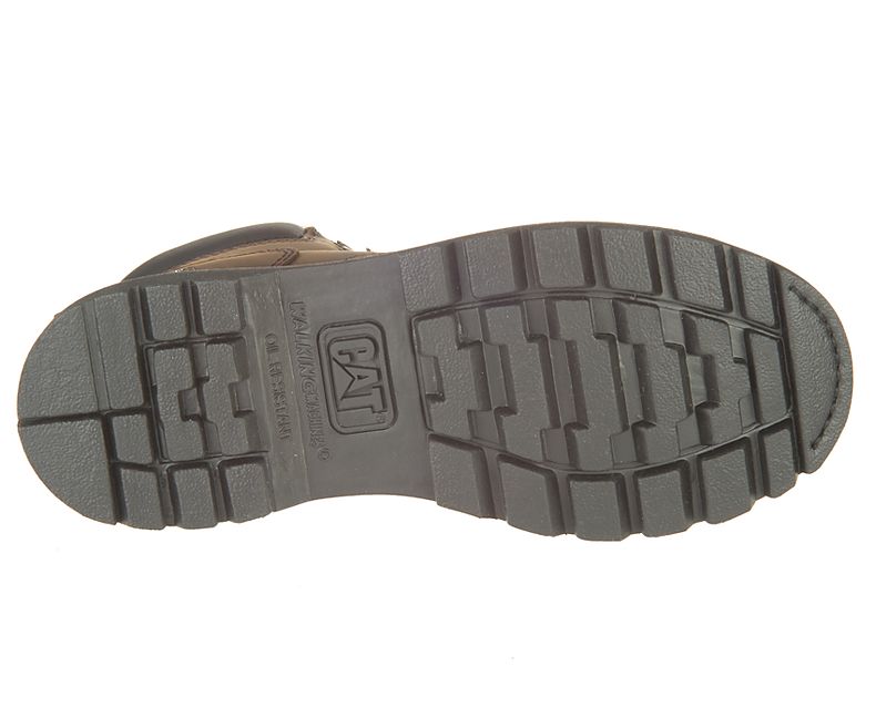 Cat P89586-11-5W Caterpillar Mens Second Shift Steel Toe Work Boot,Dr Brown,11.5