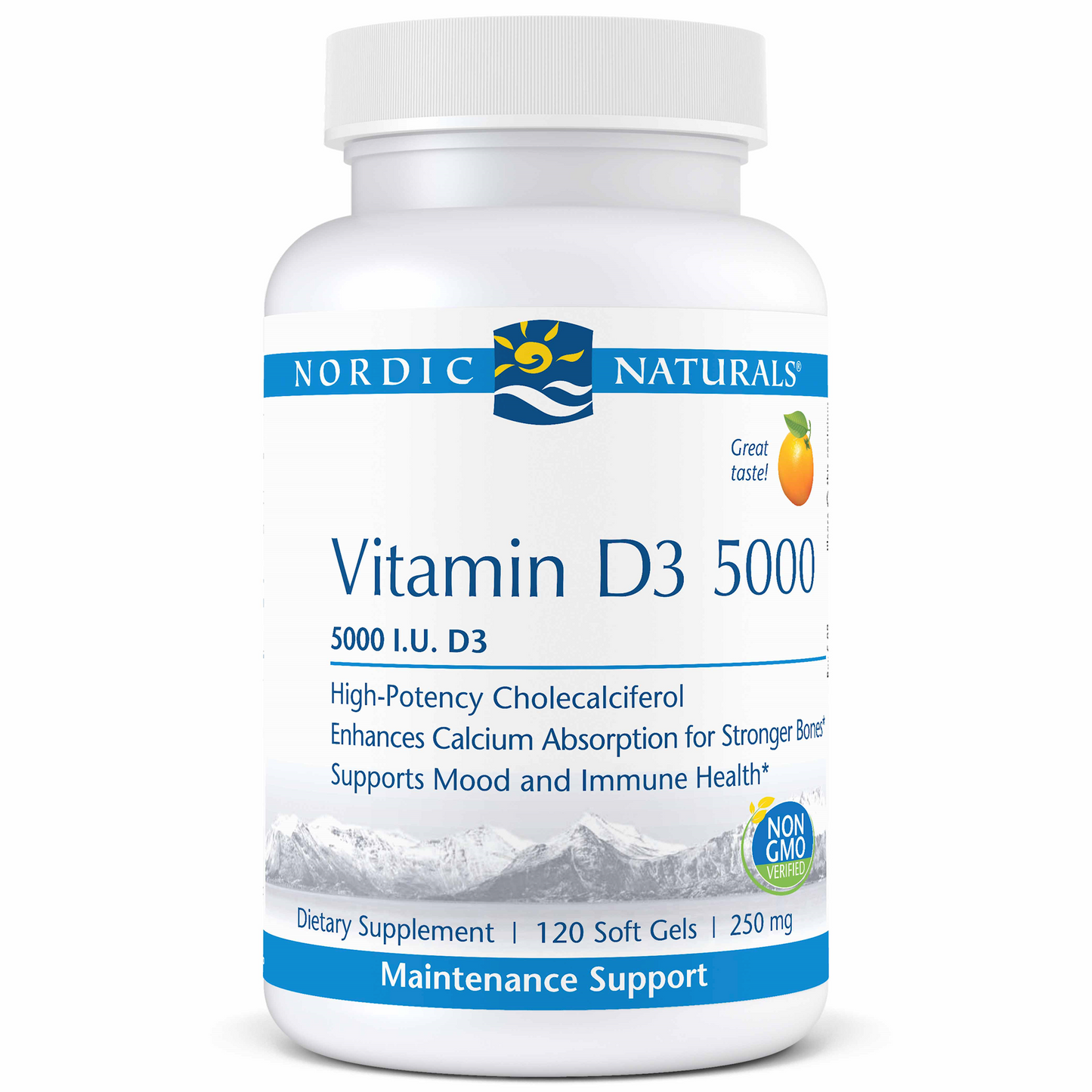 Vitamin D-3 5,000 IU 120 gels