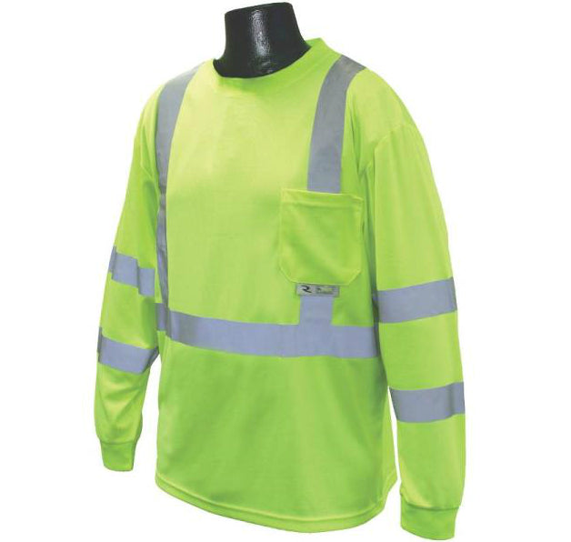 Radians ST21-3PGS-2X Class 3 T-shirt Moisture Wicking, Green, 2X-Large