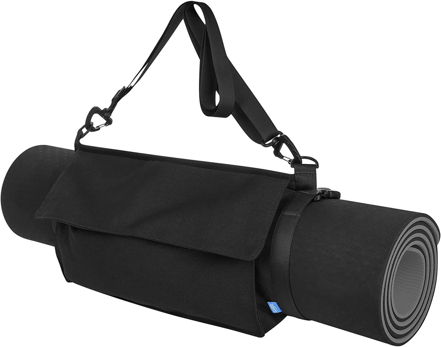 CAMSTIC Yoga Mat Carrier Strap Shoulder Bag with Large Compartment Zipper Pocket