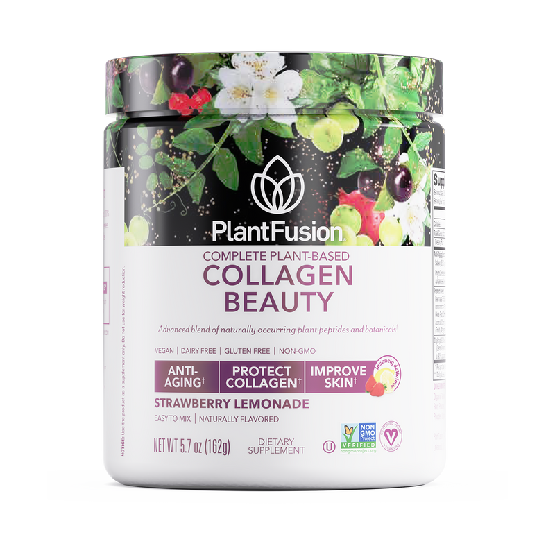 Collagen Beauty - Vegan Collagen Peptides for Glowing Skin - Strawberry Lemonade
