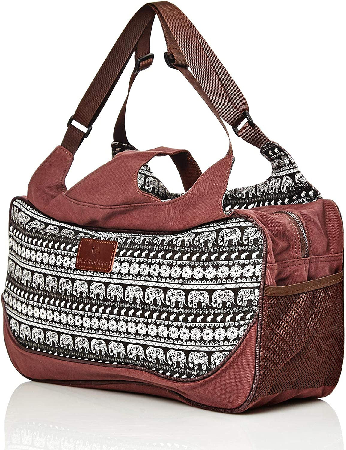 #Doyouryoga Full-Zip Extra Large Yoga Mat Tote Bag with Multi-Functional Storage Pockets for Sports Gym Pilates »Vimalaa«