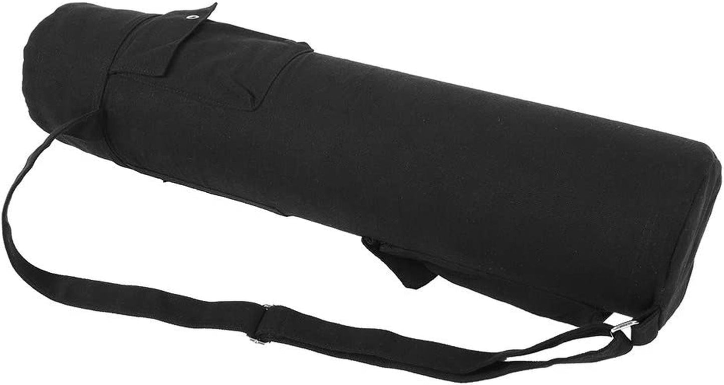 Sh-Ruidu Yoga Mat Bag, Canvas Yoga Mat Storage Bag Carrier Backpack with Adjustable Strap