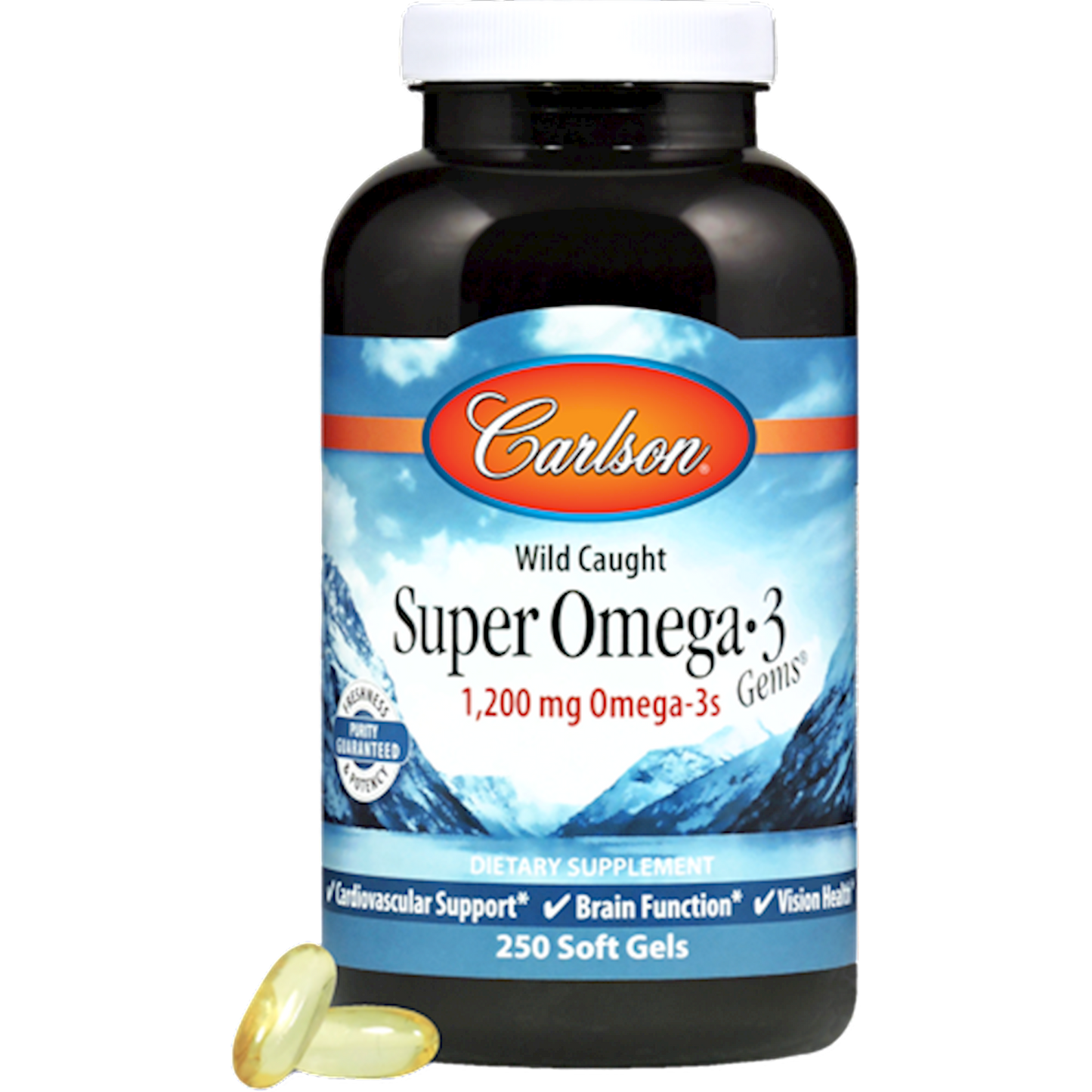 Super Omega-3 Gems 1200 mg 250 softgels