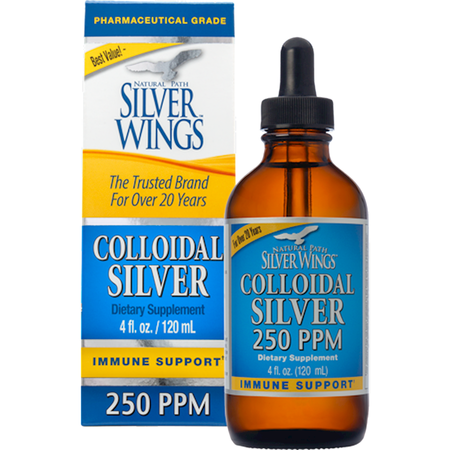 Colloidal Silver 250PPM 4 oz Dropper