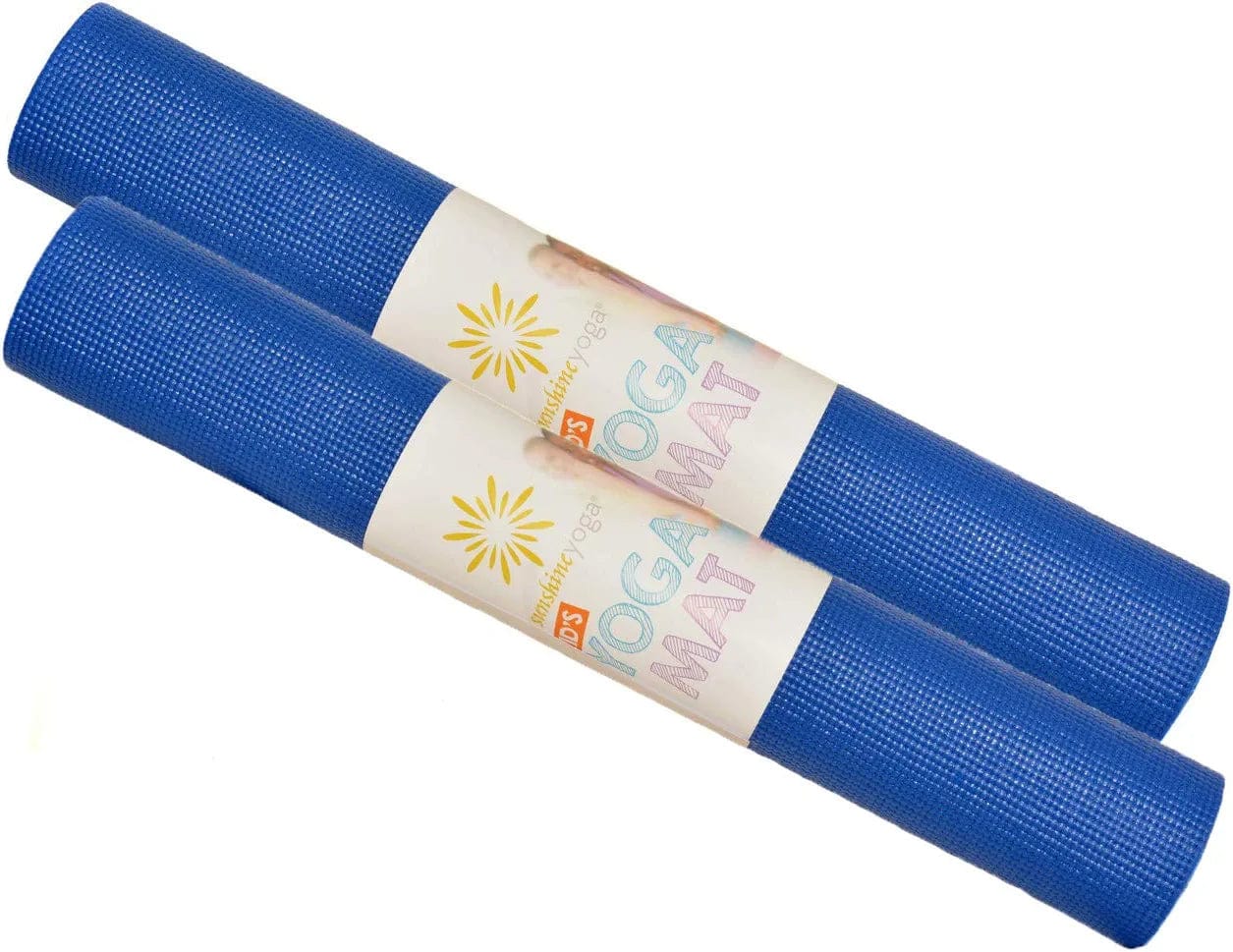 Sunshine Yoga Kid'S Yoga Mats - Available in Packs of 2 or 4 Mats (60" X 24" X 1/8")