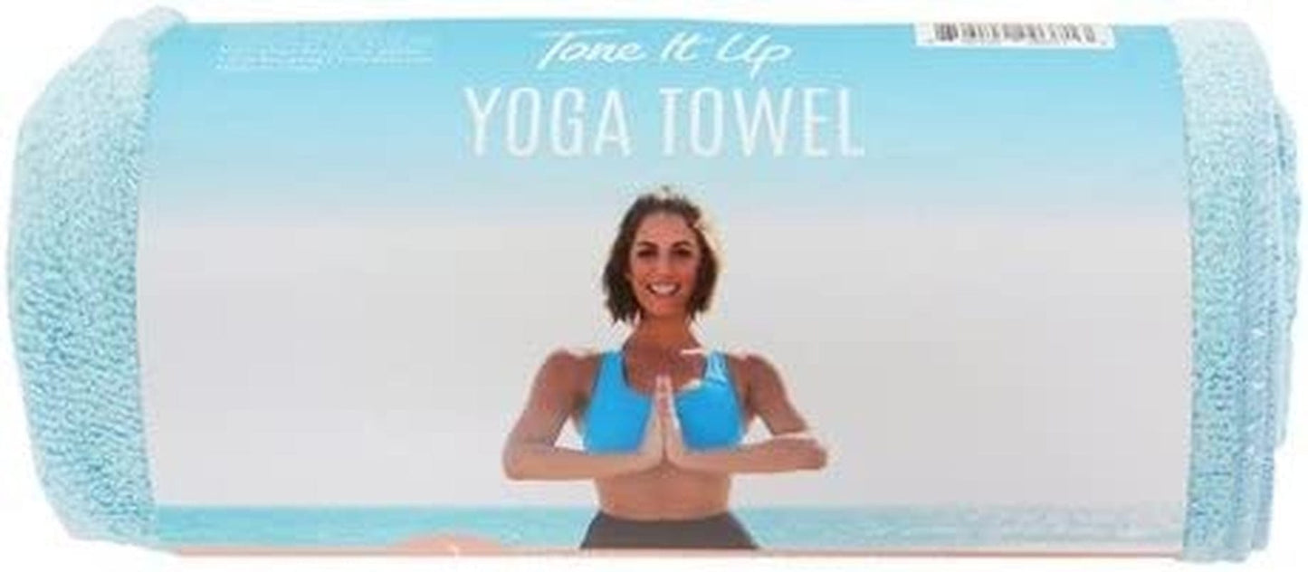 Tone It up Yoga Towel for Women - Soft, No Slip Yoga Towels, Sweat Absorbent - the Perfect Yoga Accessory for Your Yoga Mat - Works Well for Hot Yoga, Pilates - Exercise Equipment for Home