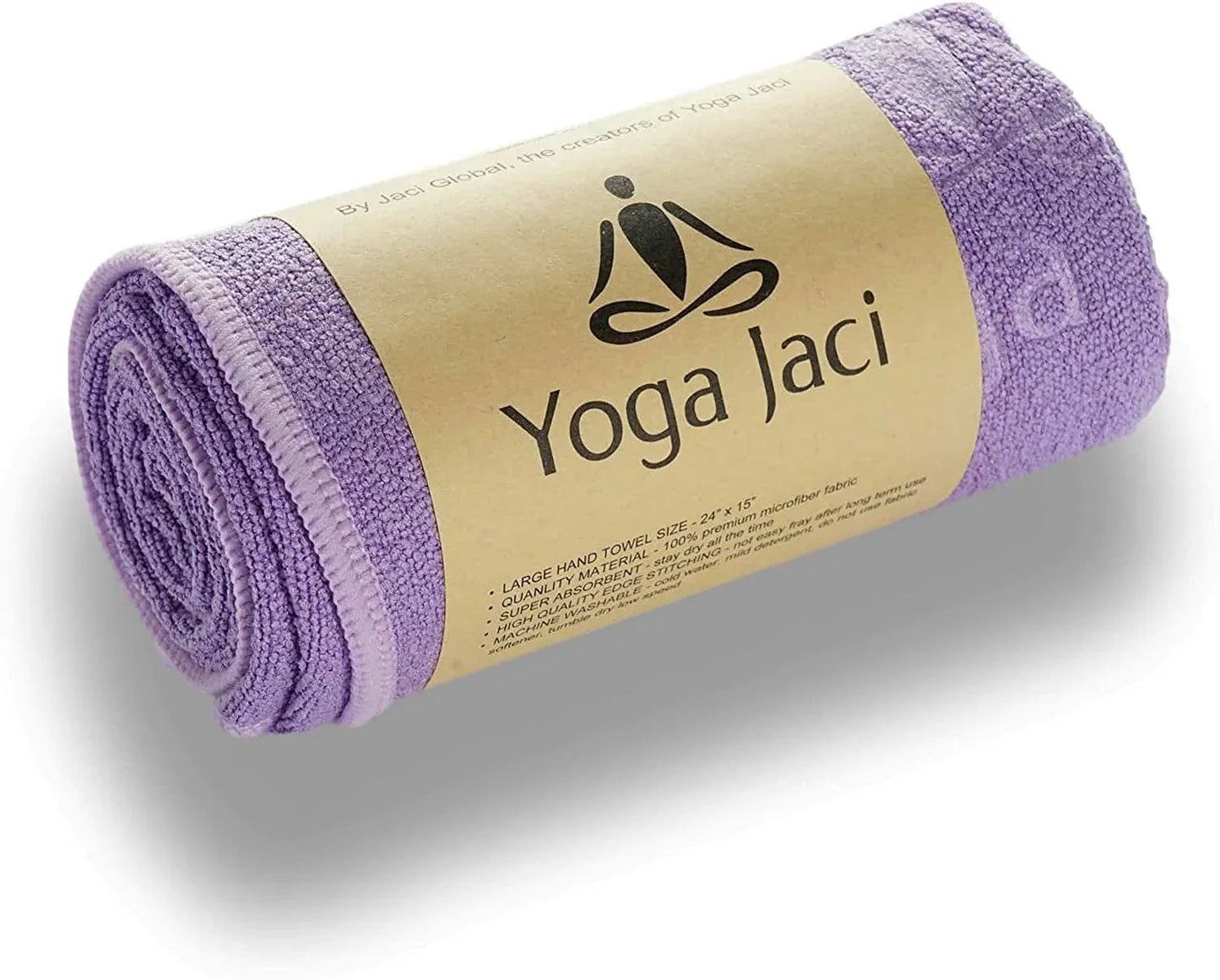 Yoga Jaci Yoga Towel - Non Slip - Sweat Absorbent - Microfiber Soft Towels - for Hot Yoga, Pilates, Mat, Workout, Gym, Travel