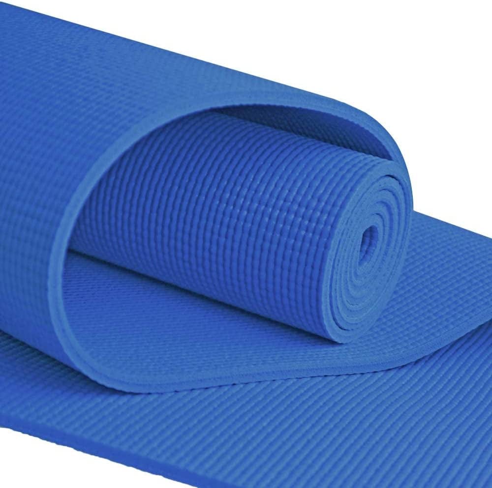 Yogaaccessories Extra Long 1/4'' Deluxe Yoga Mat