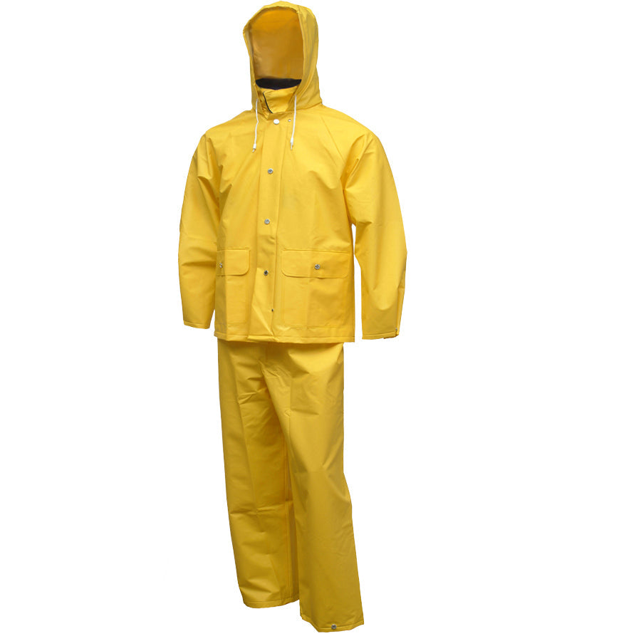 Comfort-Tuff S63217-XL Jacket & Bib Rain Suit, Extra Large, Yellow