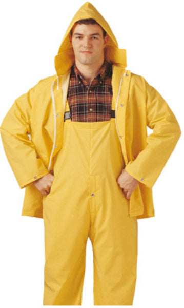 Comfort-Tuff® S63217-LG Jacket & Bib Rainsuit, Large, Yellow