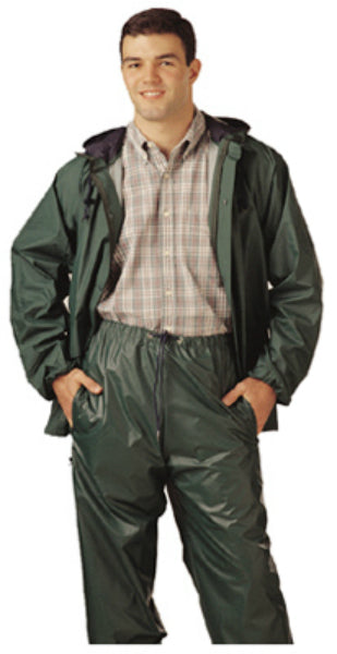 Storm-Champ® S66218-MD Jacket & Elastic Waist Pant Complete Rainsuit, Medium