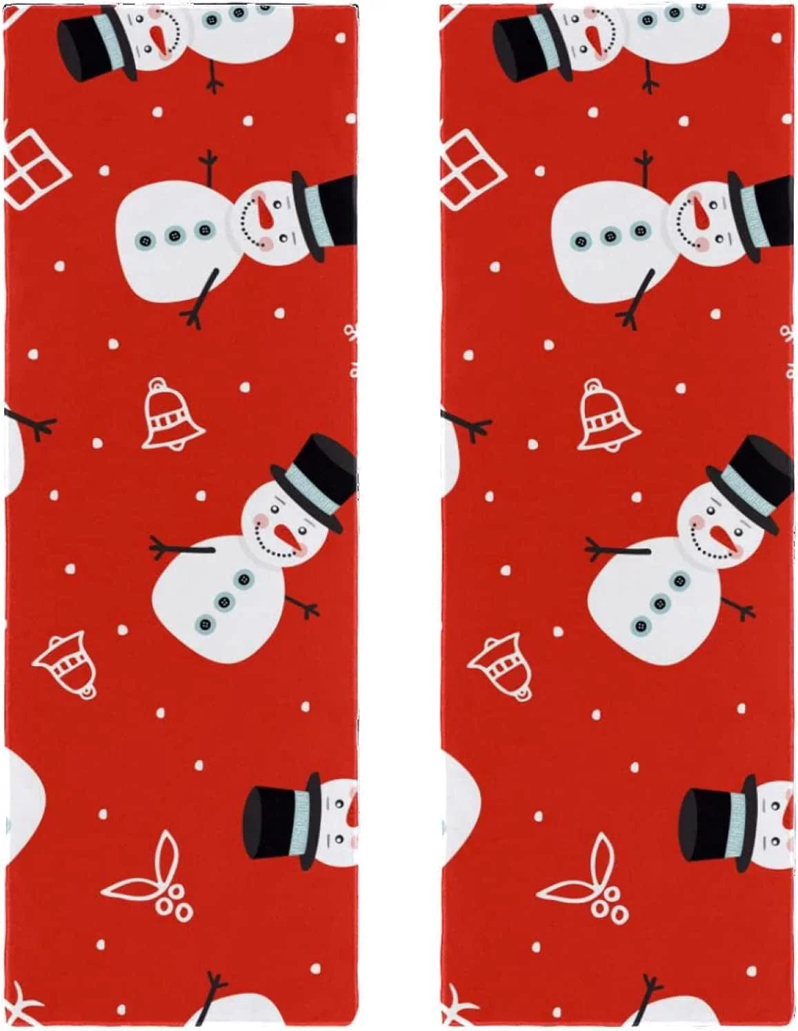 11.5" X 32" Sport Cooling Towels for Neck and Face Soft Breathable Microfiber Sweat Rags Workout Towels Stay Cold 2 Pieces White Baseball