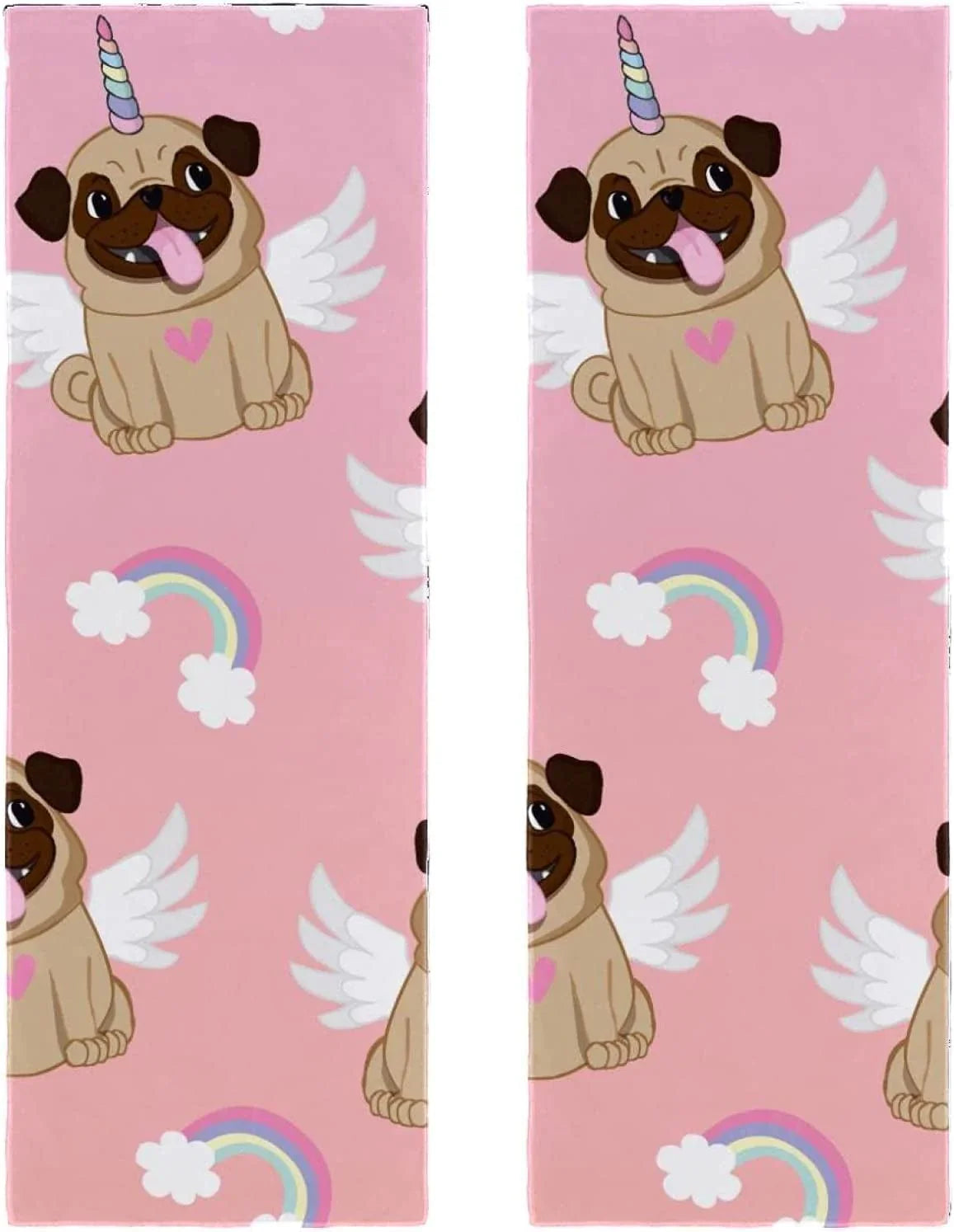 11.5" X 32" Sport Cooling Towels for Neck and Face Soft Breathable Microfiber Sweat Rags Workout Towels Stay Cold 2 Pieces White Baseball