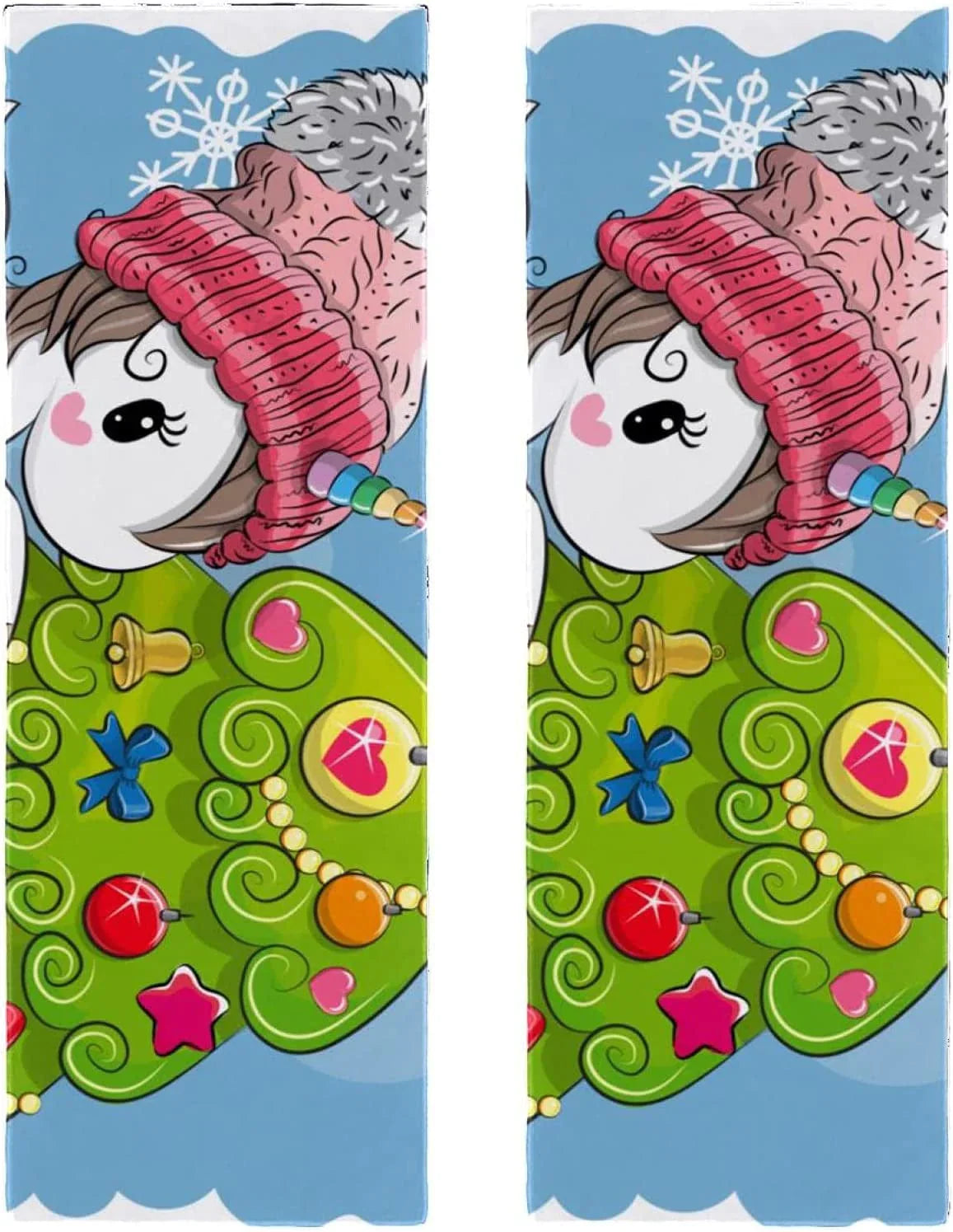 11.5" X 32" Sport Cooling Towels for Neck and Face Soft Breathable Microfiber Sweat Rags Workout Towels Stay Cold 2 Pieces White Baseball