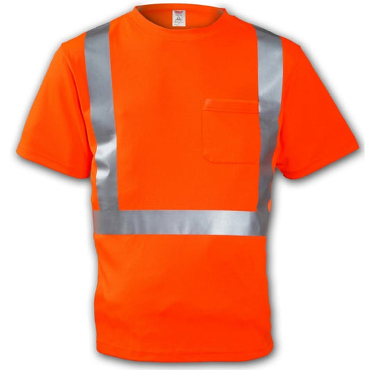 Tingley S75029-XL High Visibility Short Sleeve T‐Shirt, X-Large, Orange