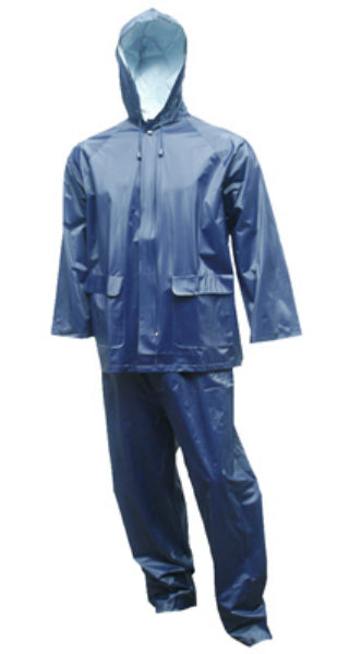Tuff-Enuff Plus™ S62211-XL X-Large Rainsuit, Navy Color, 2-Piece