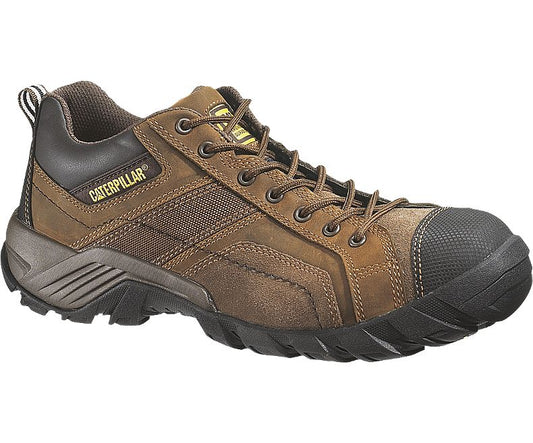Cat P89957-8-5W Caterpillar Mens Argon Composite Toe Work Shoe,Dark Brown,Size 8.5