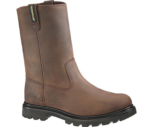 Cat P89516-11.5W Caterpillar Mens Revolver Steel Toe Work Boot, Brown, Size-11.5