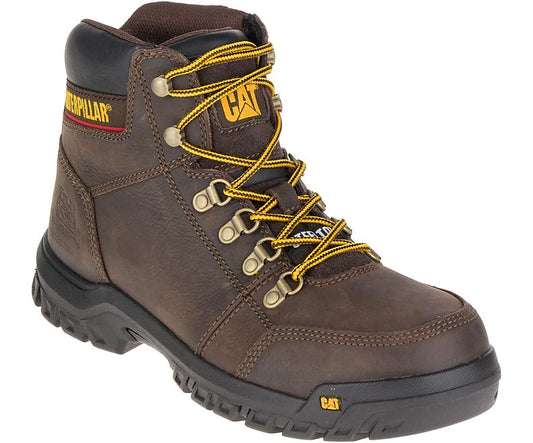 Cat® P90803-13M Men's Outline Slip Resistant Steel Toe Work Boot, Medium, Size 13