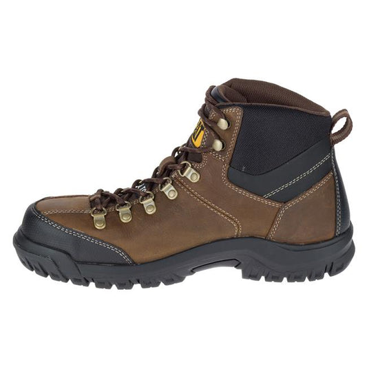 CAT P90935-10.0W Men's Threshold Waterproof Steel-Toe Work Boot, Brown, 10 Wide