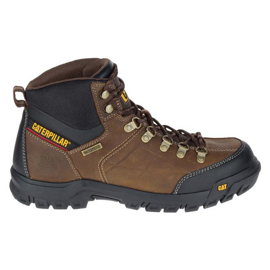 CAT P74128-8.0M Men's Soft-Toe Threshold Waterproof Work Boot, Brown, 8 Medium