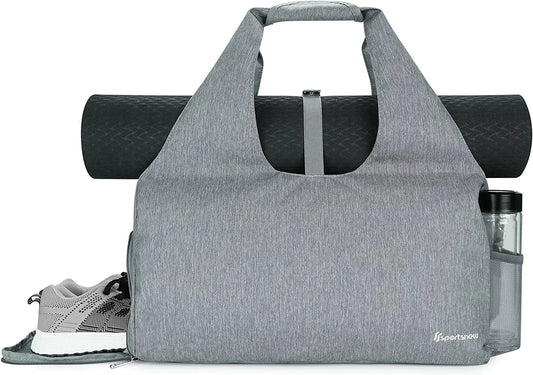 Yoga Bag Large Yoga Mat Tote with Fits Mats with Yoga Mat Carrying Strap Lightweight Multi-Functional Storage Bag