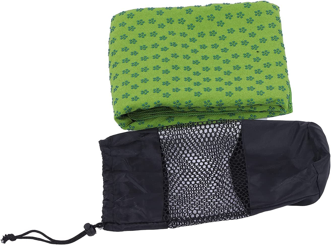 Squaircle Nonslip Yoga Mat Towel Yoga Sweat Absorbent Exercise Gym Mat Towel Super Absorbent Soft Skin