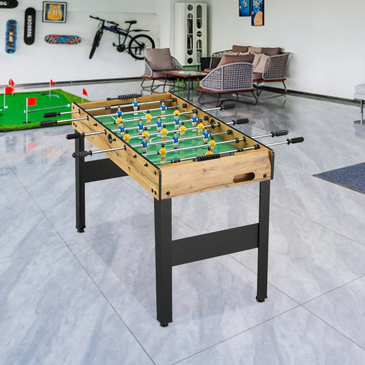 48 Inch Foosball Table Game Room Size, Soccer Table Game for Kids and Adults, Arcade Table Soccer for Home, Indoor Game Room Sport, Easy Assembly