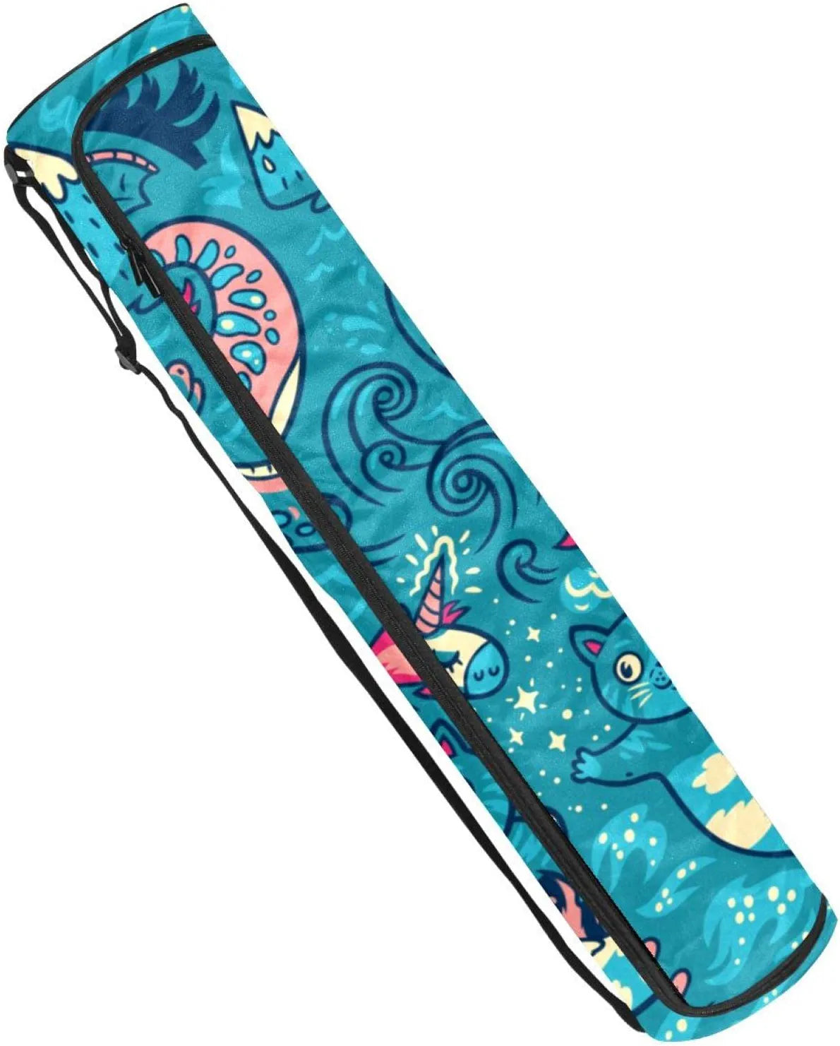 Yoga Mats Bag Storage Yoga Mat Cover Yoga Equipment Bag Dinasour Unicorn Cat Monster
