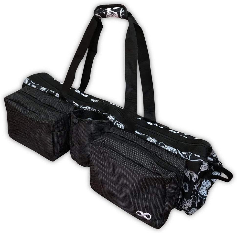 Yogaaddict Yoga Mat Tote Bag "Supreme" and Carriers with Pocket & Zipper, 30" Long, Extra Large, Fit Most Mat Size, Pilates, Gym, Compartment for Yoga Block, Easy Access