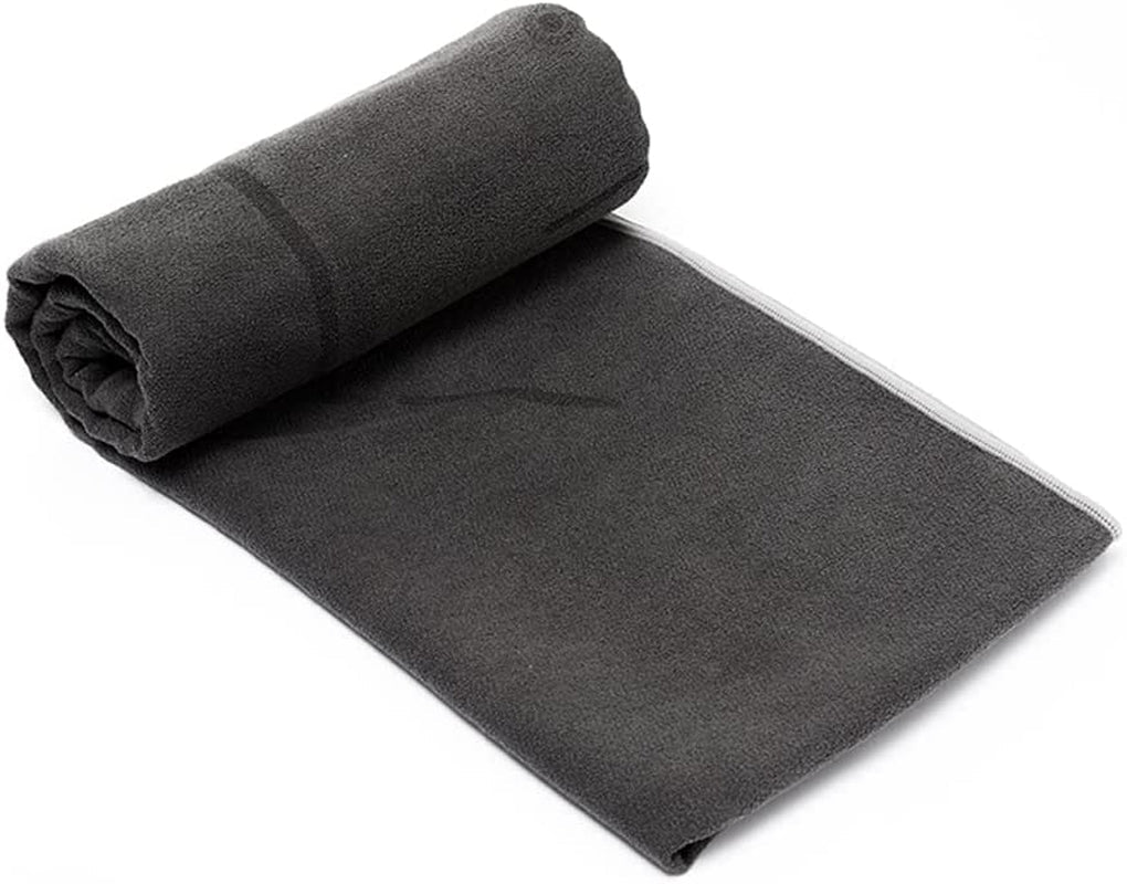 Buradi Yoga Towel [72" X 24"], Yoga Mat Towel, Hot Yoga Towel Wth Alignment Marks, Soft, Sweat, Fast Drying, Yoga Mats Non Slip Pockets Design, Perfect for Hot Yoga, Pilates or Yoga Mats