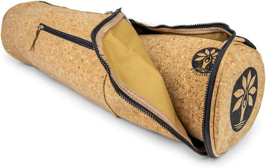 Yoloha Yoga Cork Yoga Mat Bag | Keeps Your Mat Dry, Clean and Portable - Strong, Sustainable, Soft, Durable, Premium, Handmade