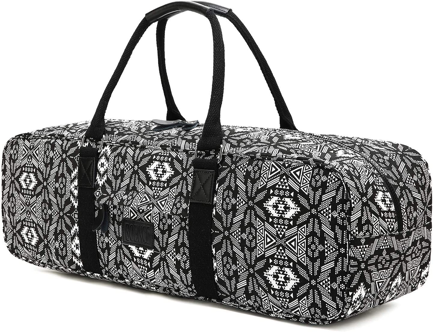 Boence Yoga Bag, Printed Canvas Large Yoga Mat Tote Bag Sport Gym Storage Bag - Size 27"X8"X8"