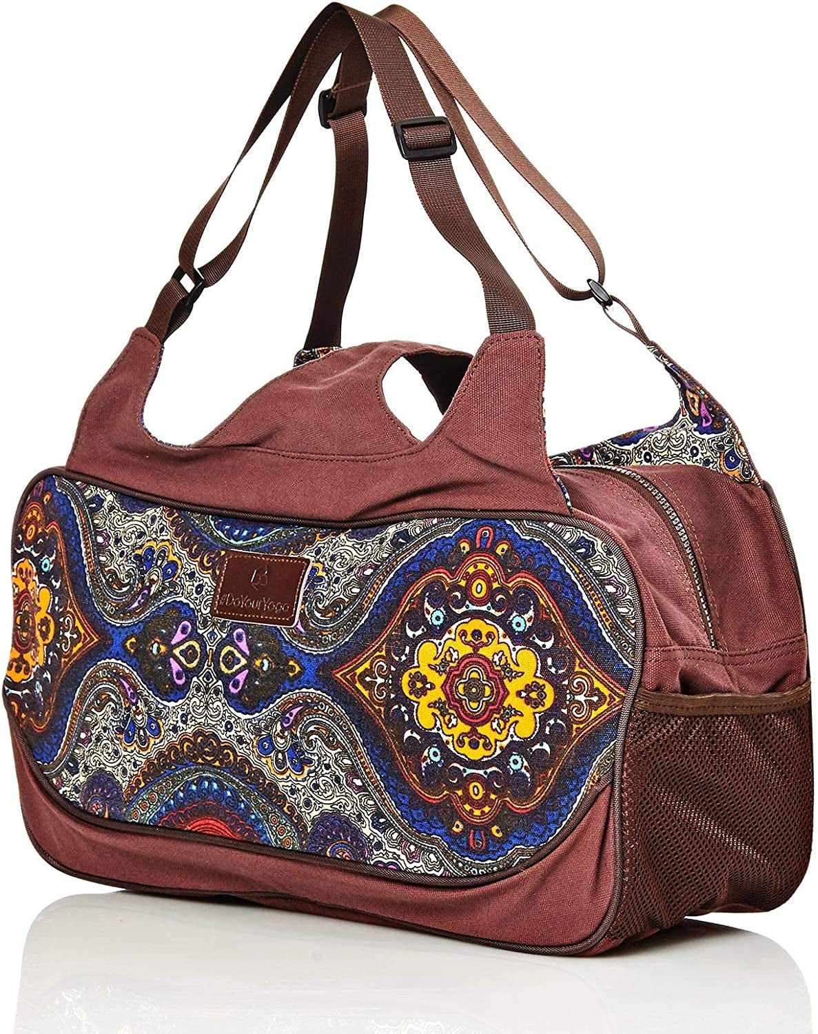 #Doyouryoga Full-Zip Extra Large Yoga Mat Tote Bag with Multi-Functional Storage Pockets for Sports Gym Pilates »Vimalaa«