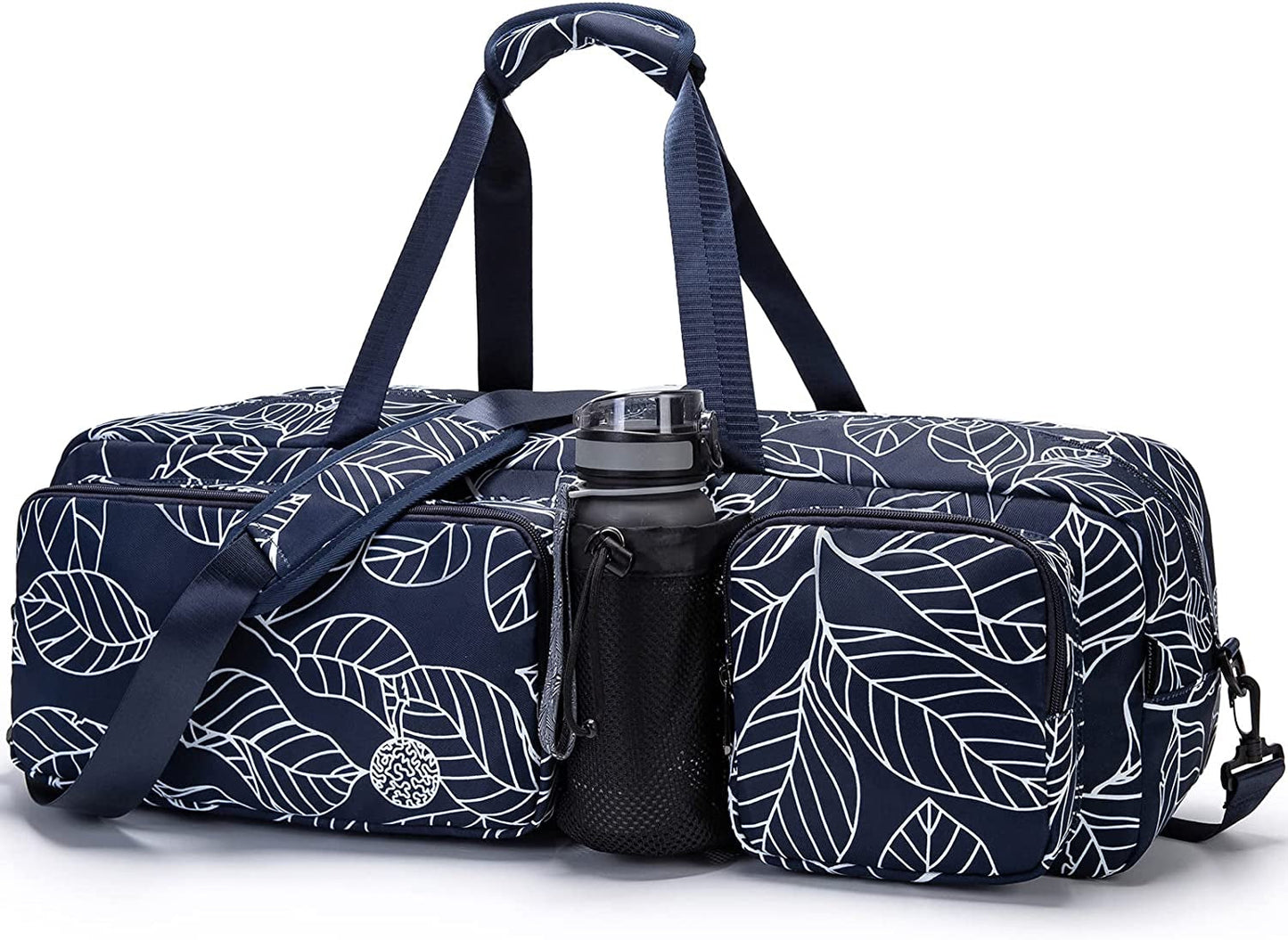 Yoga Mat Bag, HAGUSU Waterproof Large Yoga Bags and Carriers Tote Bag for Women Men, Yoga Mat Gym Tote Sports Duffle Bag Carry Bag with Wet Pocket & Shoulder Strap for Yoga Pilates Workout Dancing Gym