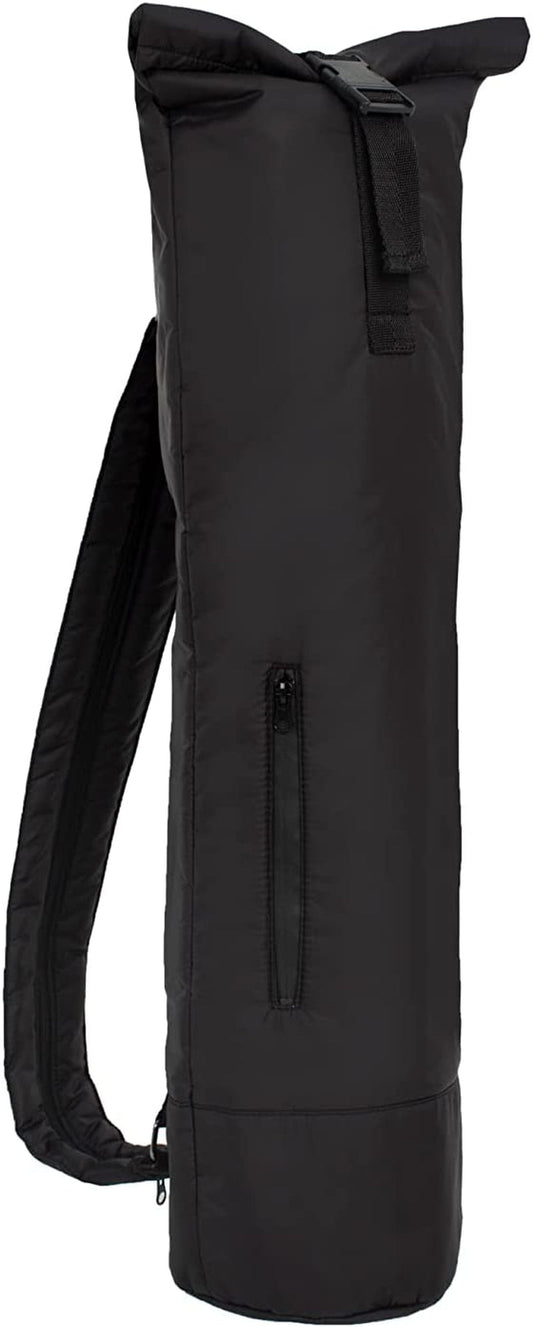 RORU Concept Large Yoga Mat Tote Carrier Bag, Front Pocket with Zipper, Unisex, Washable, Water Proof, Adjustable Size