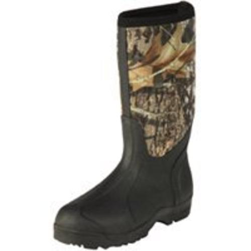 Ranger 67503-8 Outdoor Comfort Rubber/Neoprene Boots, Black w/Mossy Oak, Size 8