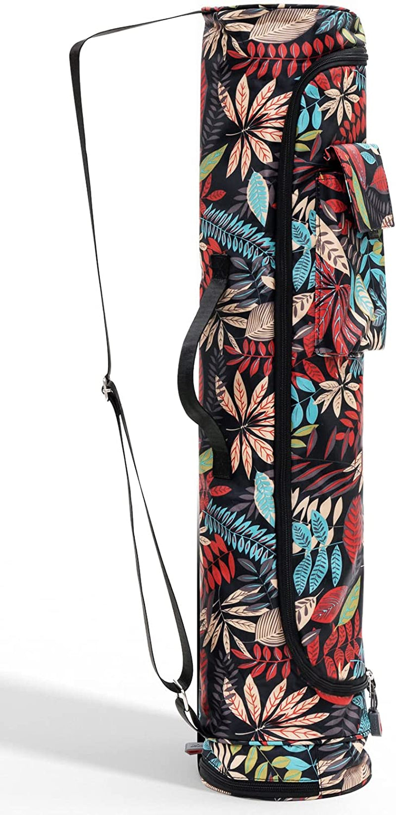 UMINEUX Yoga Mat Bag - Exercise Yoga Mat Carry Bag for Women with Multi-Functional Storage Pockets & Adjustable Shoulder Strap (30" L X 6" Diameter)