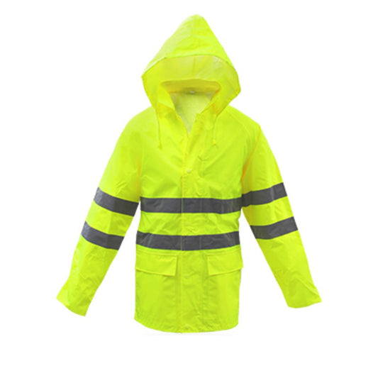 Boss 3NR5000X High Visibility Waterproof Rain Jacket, Yellow, Extra Large