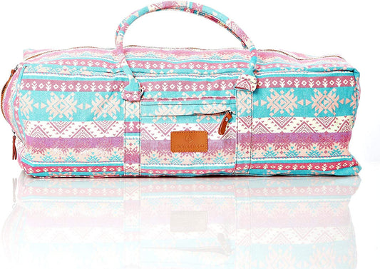 #Doyouryoga Full-Zip Extra Large Yoga Mat Tote Bag with Multi-Functional Storage Pockets for Sports Gym Pilates »Ghanpati«