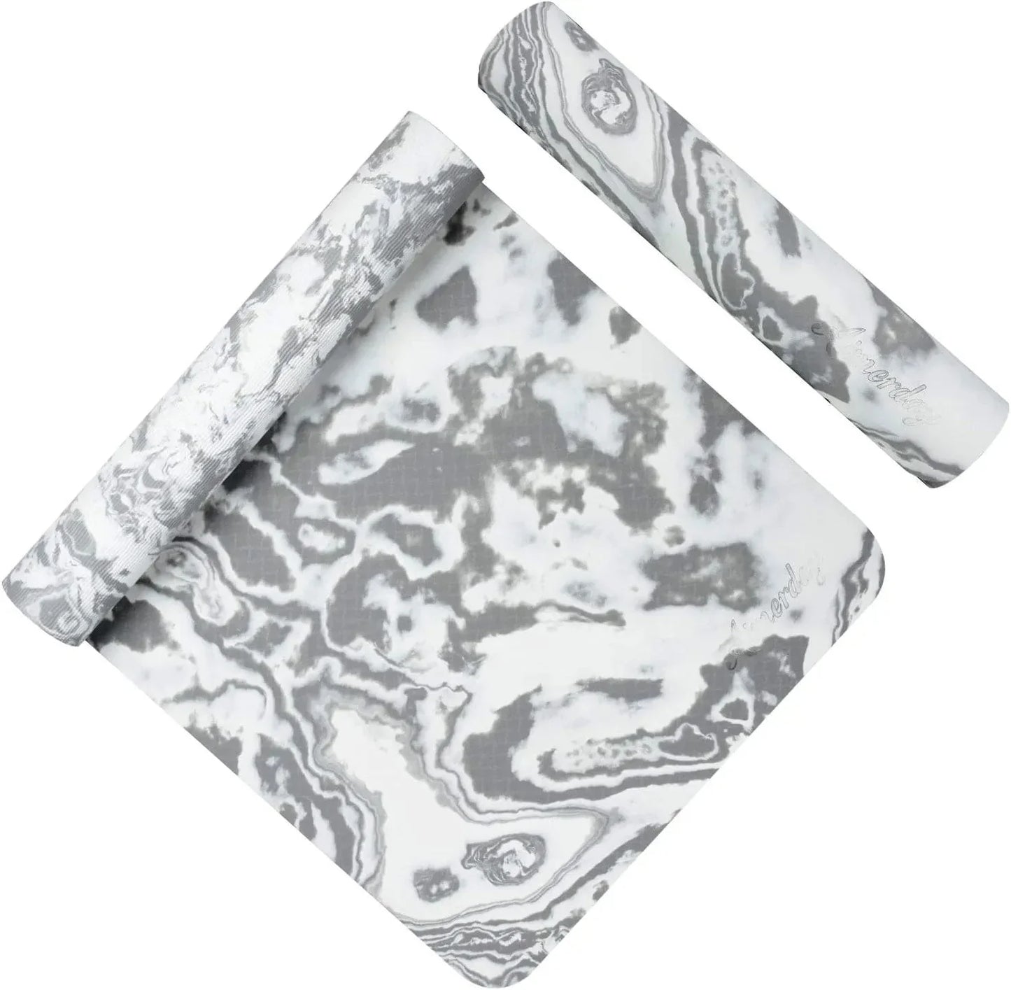 AIMERDAY Non Slip Yoga Mat Eco Friendly TPE Exercise Mat Premium Print 1/4 Inch Thick High Density Lightweight Pilates Mat with Carrying Strap for Floor Workout, Fitness & Hot Yoga 72" X 24"