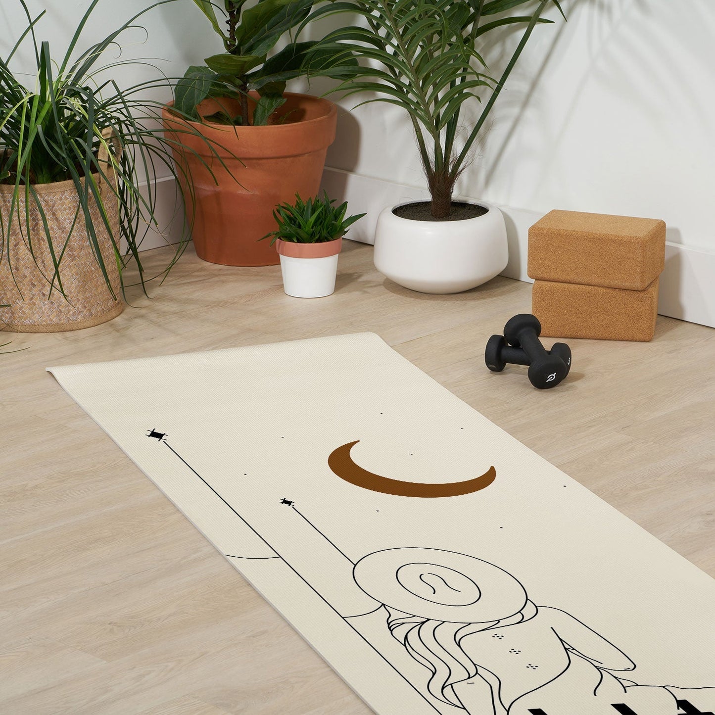 Talking To The Moon Yoga Mat (DS) DD
