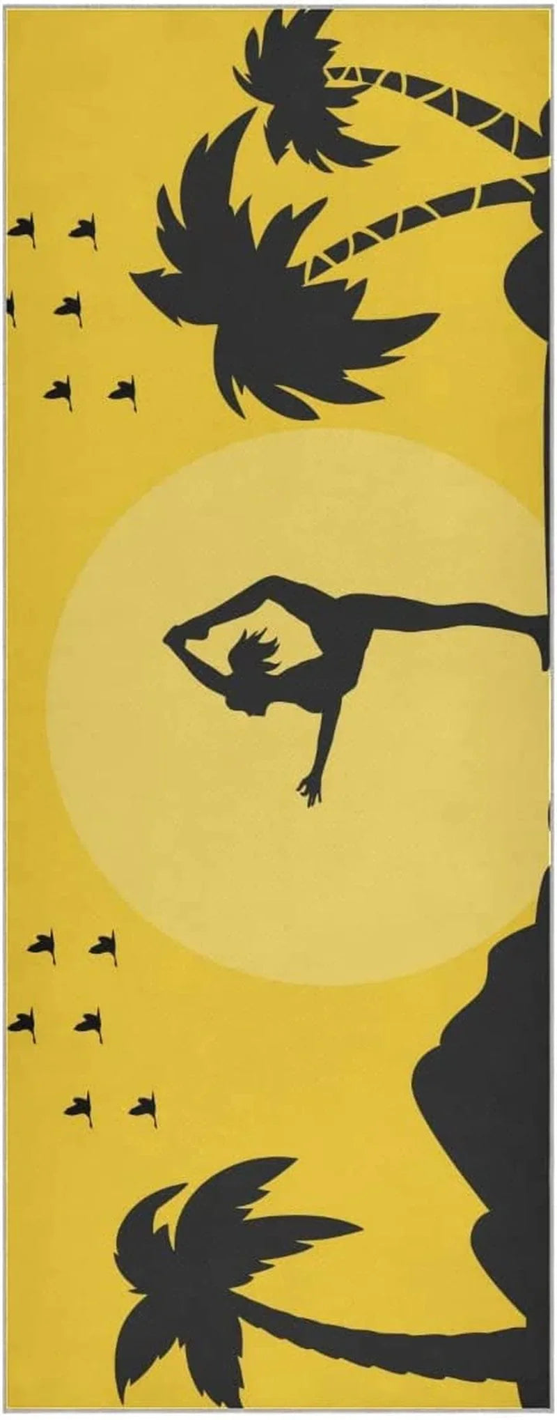 Ancient-Art Non-Slip Hot Yoga Towel, 73"X27" Hot Yoga Towel Mat Non-Slip Sweat Absorbing, Super Soft, Great for Hot Yoga, Pilates