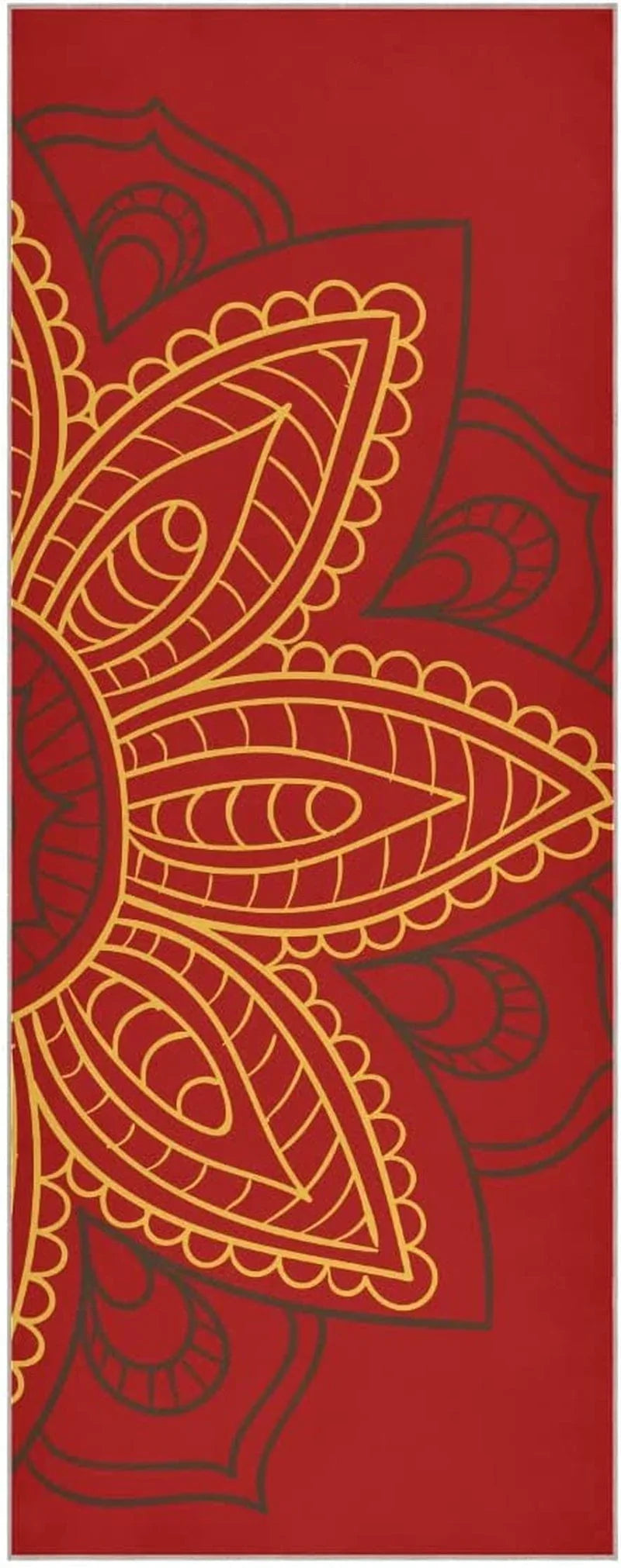 Ancient-Art Non-Slip Hot Yoga Towel, 73"X27" Hot Yoga Towel Mat Non-Slip Sweat Absorbing, Super Soft, Great for Hot Yoga, Pilates