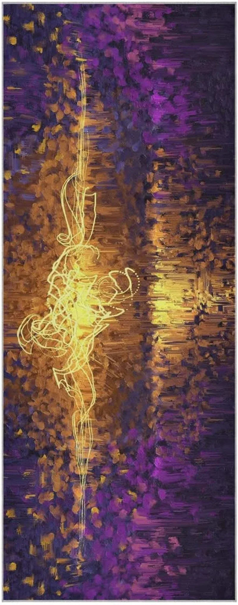 Ancient-Art Non-Slip Hot Yoga Towel, 73"X27" Hot Yoga Towel Mat Non-Slip Sweat Absorbing, Super Soft, Great for Hot Yoga, Pilates