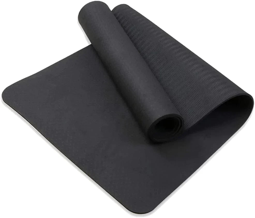 Attraction Design Yoga Mat Non Slip Exercise Mat Extra Thick Workout Mat for Yoga, Eco Friendly Exercise Yoga Mat High Density Fitness Pilates Mat with Carrying Strap, 72"X 24"X 6Mm