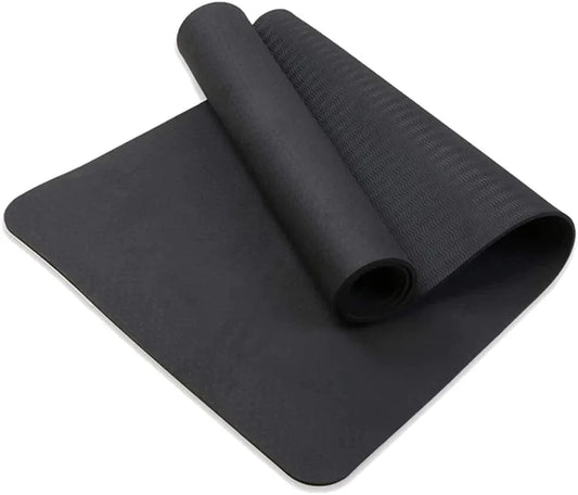 Attraction Design Yoga Mat Non Slip Exercise Mat Extra Thick Workout Mat for Yoga, Eco Friendly Exercise Yoga Mat High Density Fitness Pilates Mat with Carrying Strap, 72"X 24"X 6Mm