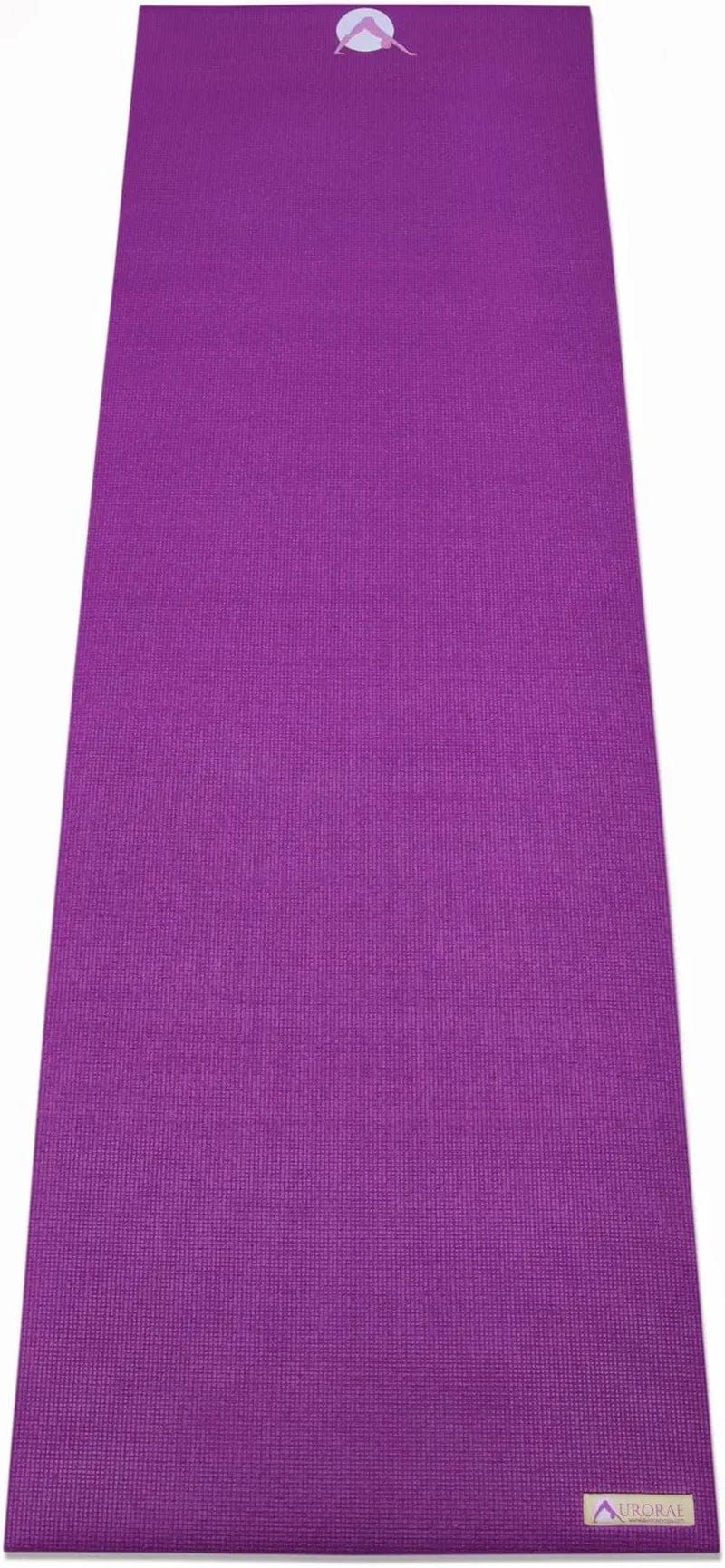 AURORAE Classic/Printed Extra Thick and Long Yoga Mat. Slip Free Rosin Included