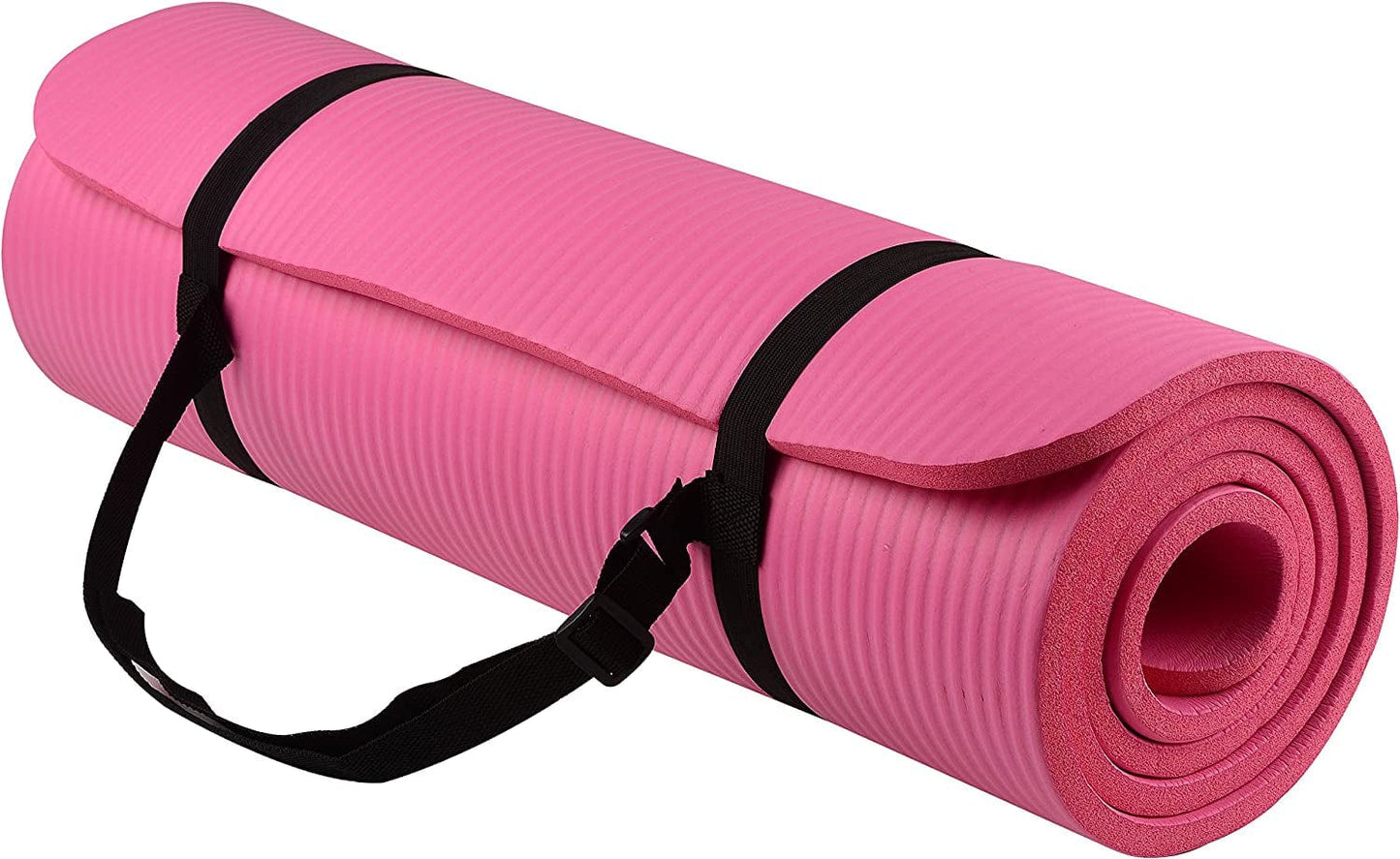 Balancefrom All Purpose 1/2-Inch Extra Thick High Density Anti-Tear Exercise Yoga Mat with Carrying Strap and Yoga Blocks
